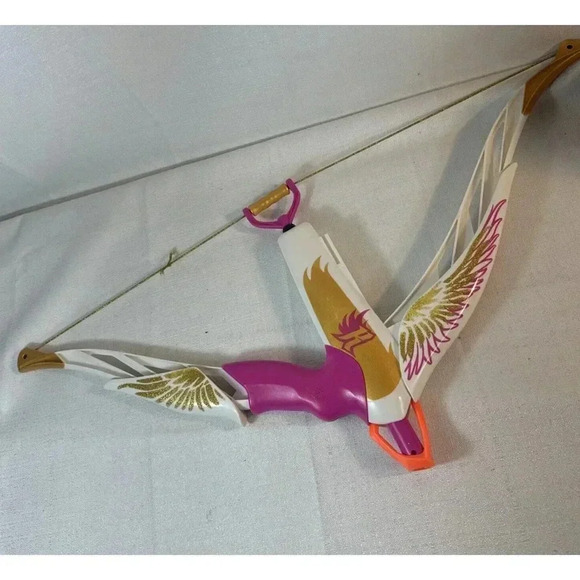 Rare NERF Golden Edge‎ Rebelle Heartbreaker pink and gold Bow ONLY - Picture 3 of 5